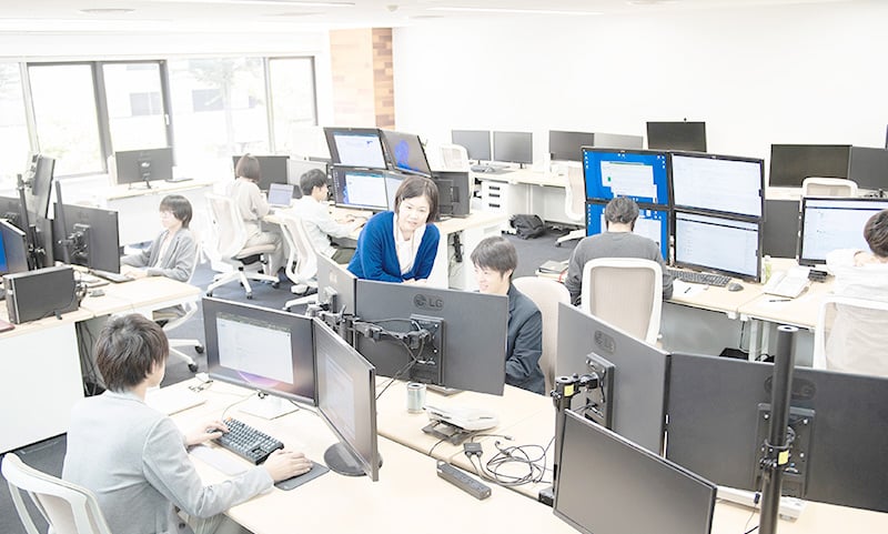 アクシスの社内の様子
